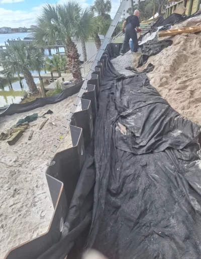 Dock Wall Repair